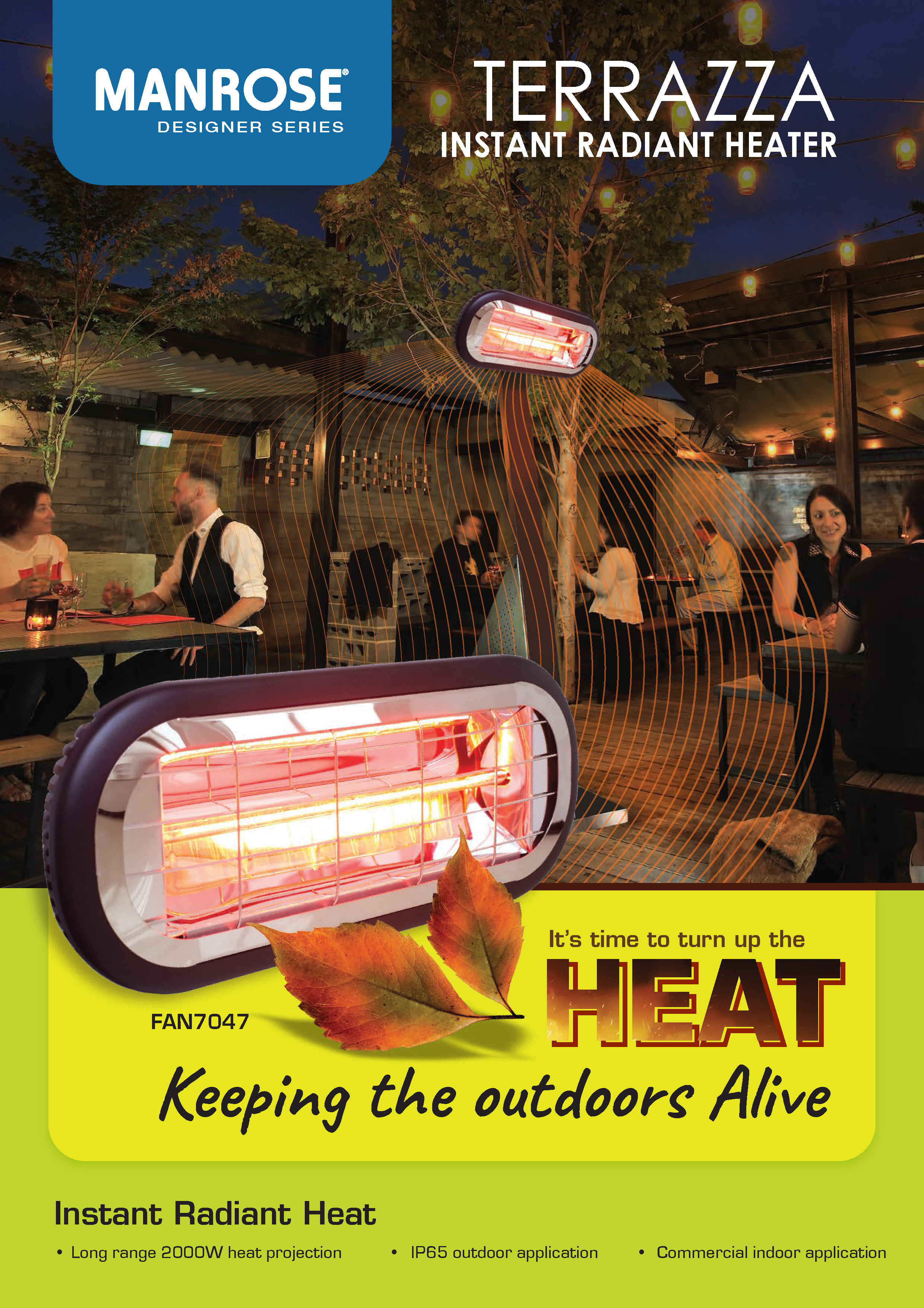 Terrazza Instant Radiant Heater Brochure