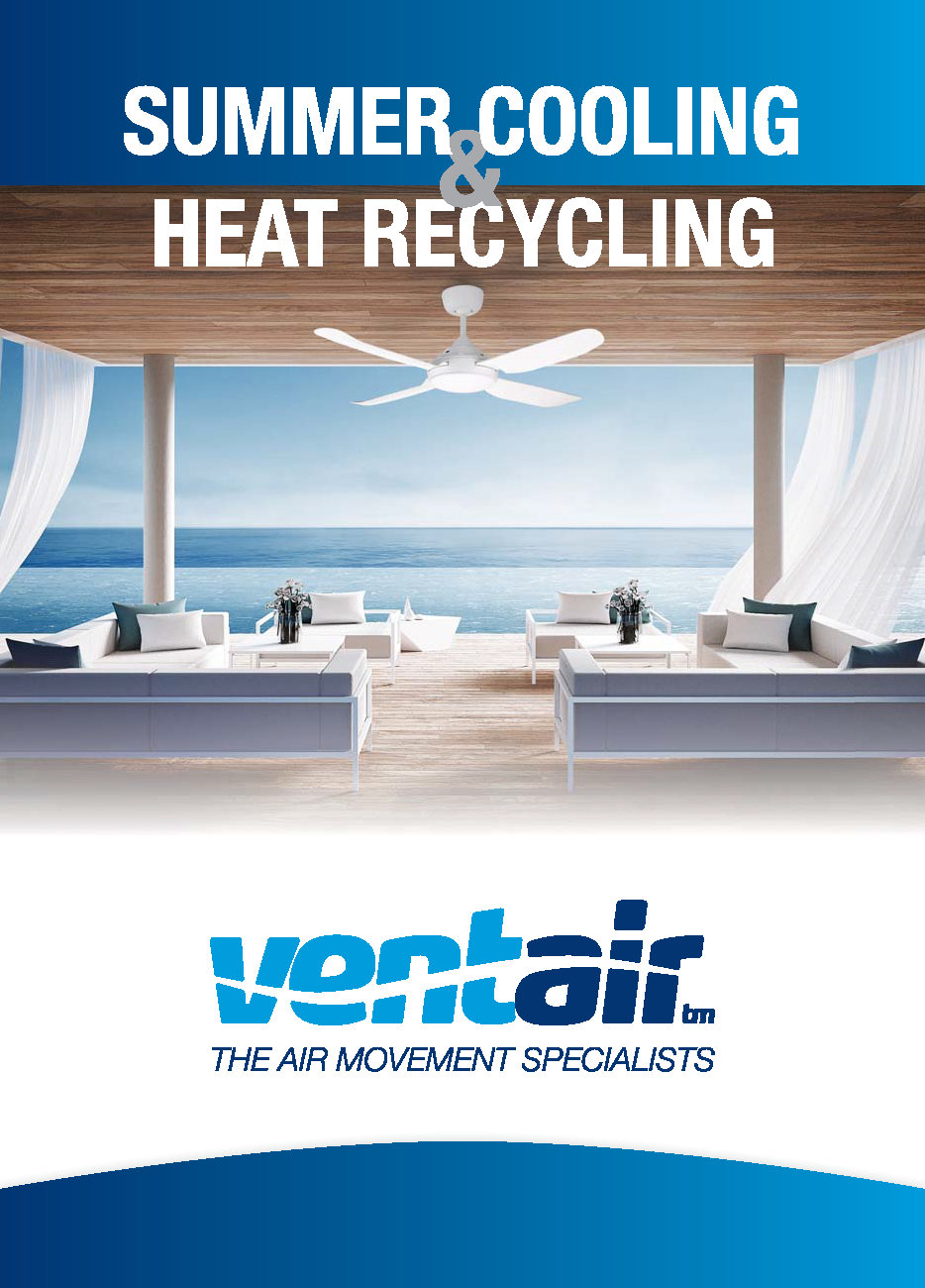 Ventair Summer Cooling and Heat Recycling Brochure