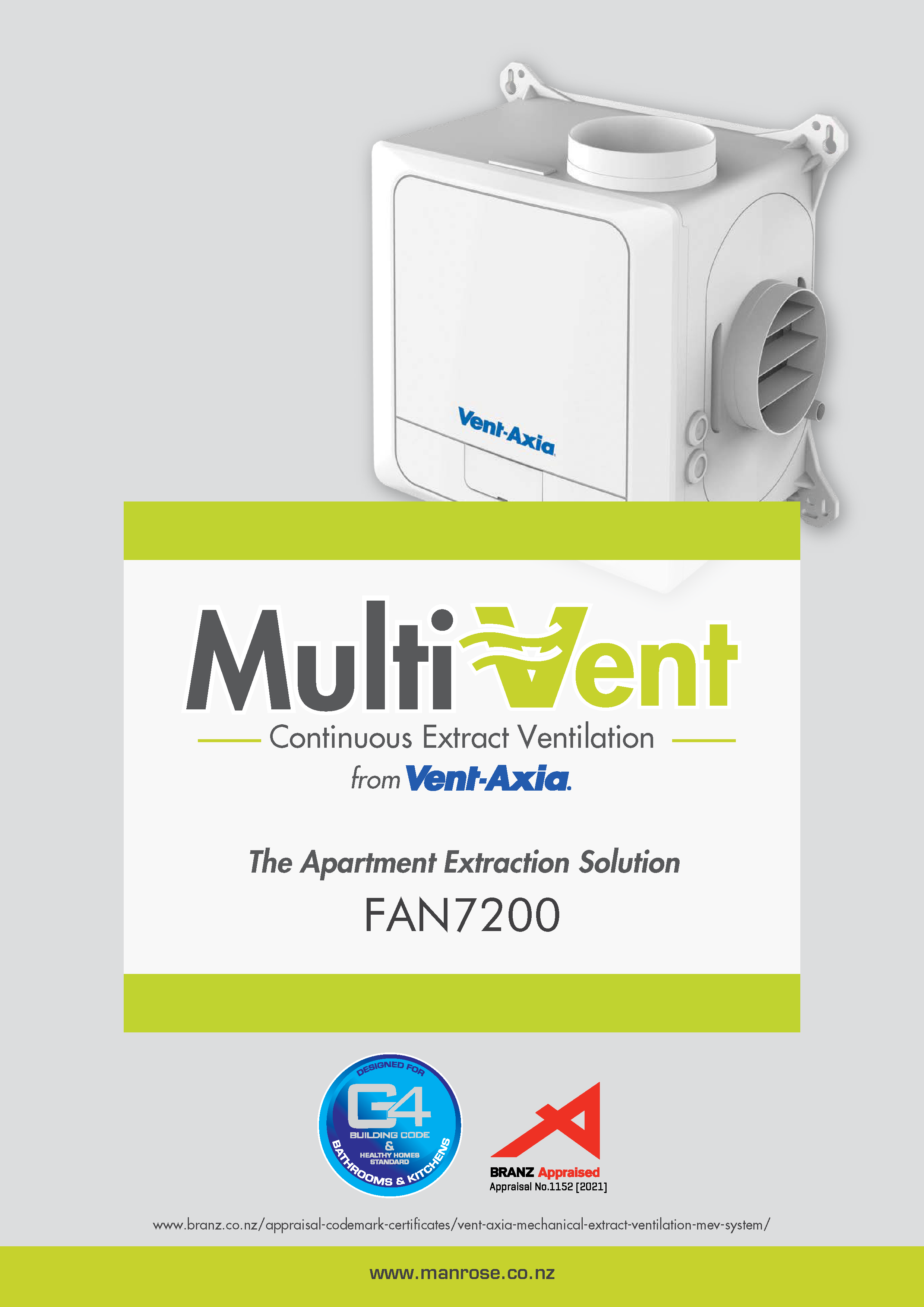MultiVent Continuous Extract Ventilation System